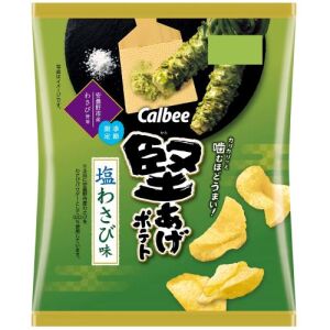 Calbee Potato Chips (Salty Wasabi Flavor) 60g