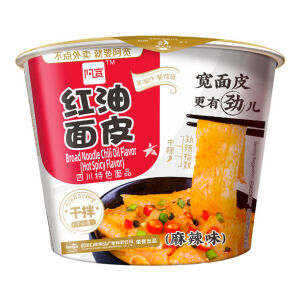 Baijia A-kuan Spicy Hot Sichuan Broad Noodle Bowl 105g