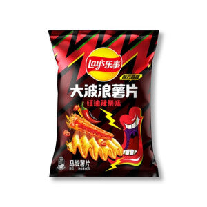 Lay's Potato Chip Red Chili Oil Gluten Strip Flavor 60g