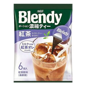 AGF BLENDY Concentrated Black Tea 6 Pack