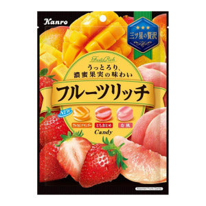 KANRO Assorted Fruits Rich Candy 70g