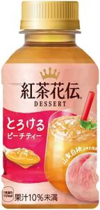 COCA-COLA Tea Kaden Dessert Melting Peach Tea 280ml