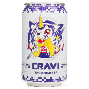 CRAVI x DIGIMON MilkTea(Gabumon)- Taro 315ml