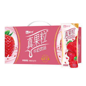 Mengniu Fruit Milk Drink (Strawberry Flavor) 250ml * 12