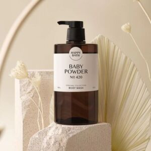 HAPPY BATH Baby Powder Body Wash 500g