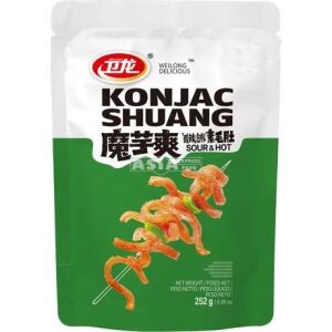 WEI-LONG Sour & Spicy Konjac Snack 252g