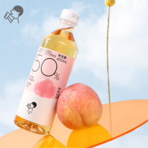 HeyTea Real Fruit Tea-Peach 450ml
