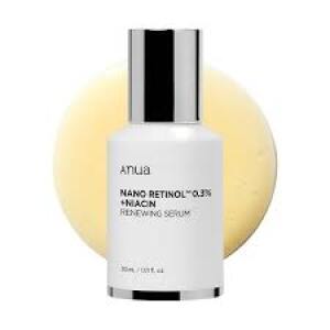 Anua, NANO RETINOL 0.3% + NIACIN RENEWING SERUM 30ML