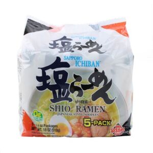 Sapporo Ichiban Instant Ramen 5 Pack (Shio Flavor)