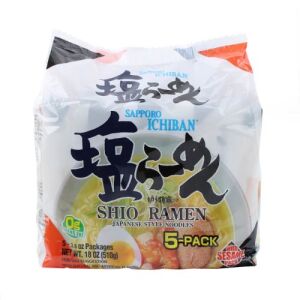 Sapporo Ichiban Instant Ramen 5 Pack (Shio Flavor) 496g