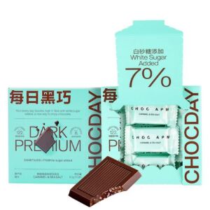 Chocoday Dark Premium Chocolate (Caramel & Sea Salt Flavor) 35g