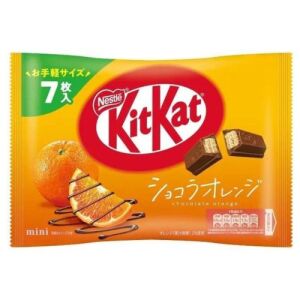 Nestle KitKat Orange Chocolate Wafer Bar 7 Pcs