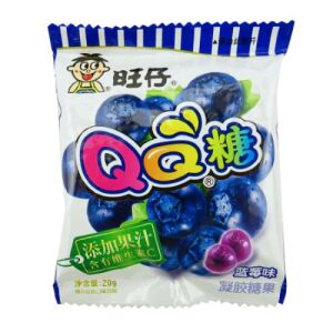 Want Want QQ Gummy (Blueberry  Flavor) 70g