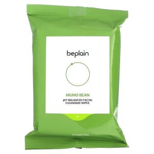 BEPLAIN Mung Bean PH Balanced Facial Cleansing Wipes 20pcs