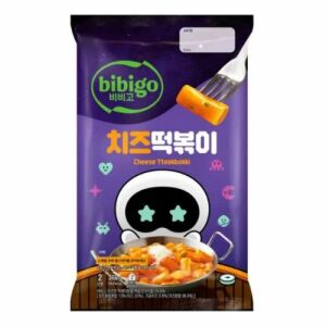 BIBIGO TTEOKBOKKI INSTANT RICE CAKE CHEESE FLAVOR - 360g