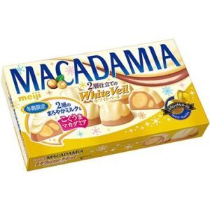 Meiji Macadamia White Veil Nut Chocolate 63g