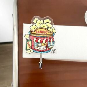 Sanrio Food Series Acrylic Hooks - Popcorn Shop