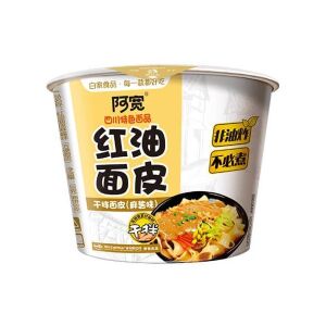 Baijia A-kuan Sesame Paste Sichuan Broad Noodle Bowl 105g