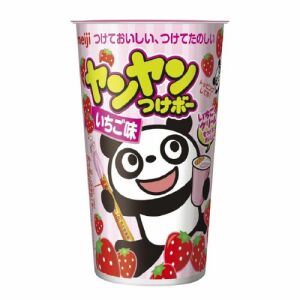 MEIJI YangYang Strawberry Chocolate Biscuit Sticks 48g