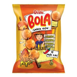 OISHI Bola Spicy Squid Flavor Snack Balls 68g