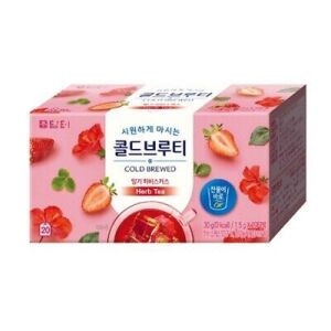 Damtuh Cold Brewed Strawberry Hibiscus Tea 20pcs
