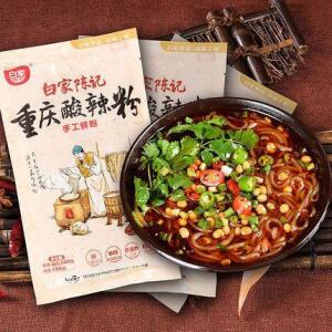 BAIJIA Instant Fresh Noodles Sour Hot Chongqing Style 240g