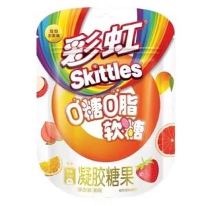 Skittles Gummies 0 Sugar 0 Fat (Mix Fruit Flavor) 36g