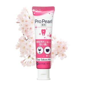 ZETTOC ## Propearl Toothpaste Sakura Mint