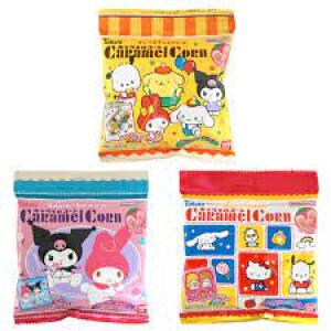 TOHATO Sanrio Strawberry Flavour Caramel Corn with Sticker 18g