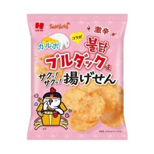 HIZATSUKISEIKA Samwang Deep Fried Extreme Spicy Carbonara Chips 30g