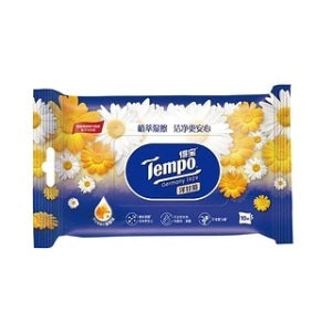 TEMPO Chamomile Flushable Wipes 10 sheets