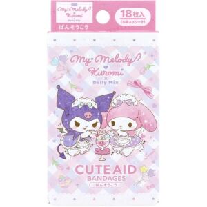 SANTAN Emergency Bandages My Melody & Kuromi 18pcs