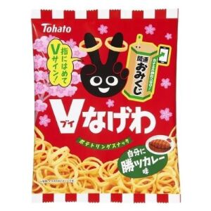 TOHATO V Nagewa Potato Rings (Curry Flavor) 52g