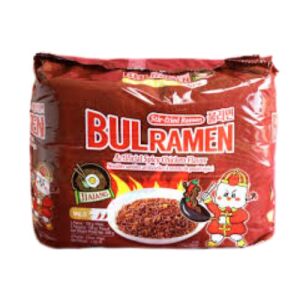 BULRAMEN Spicy Chicken Ramen (JJAJANG) 139g*5packs