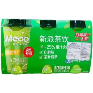 XIANG PIAO PIAO Meco Fruit Tea Thai Lime Flavor 400ml *3