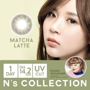 N's COLLECTION Daily Contact Lens (Matcha latte) (10 Lenses) -6.00