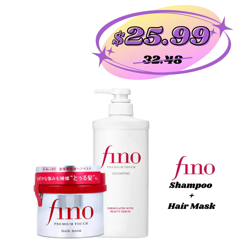 【BLACK FRIDAY】Fino Shampoo + Fino Hair Mask Combo