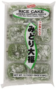 Shirakiku Daifuku Green Bean Mochi Rice Cake 360g