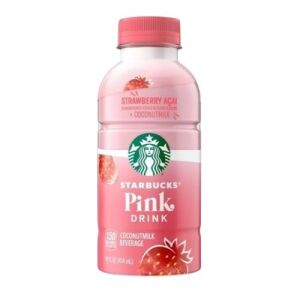 Starbucks Pink Drink Strawberry Acai + Coconut Milk 414ml