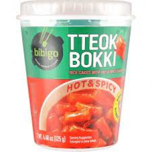 BIBIGO Hot & Spicy Tteokbokki Cup 125g