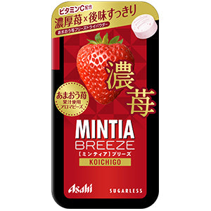 Asahi Mintia Breeze Candy (Rich Strawberry Flavor) 22g