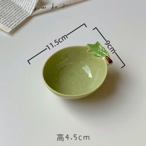 Vegetable Series Melon Ceramic Condiment Bowl Small