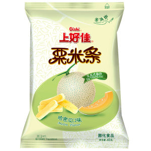 OISHI Corn Curls (Melon Flavor) 40g