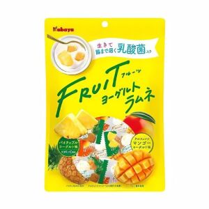 Kabaya Fruit Yogurt Ramune Pine & Mango 58g