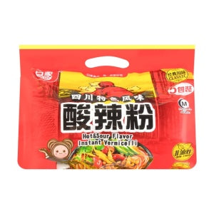 Baijia Hot & Sour Flavour Instant Vermicelli 5packs