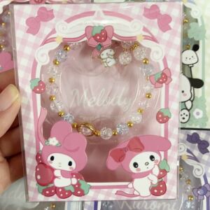 Sanrio Decorative Crystal Bracelet - My Melody