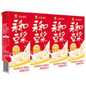 YONGHE SOYBEAN DRINK ORIGINAL FLAVOR 4X50ML