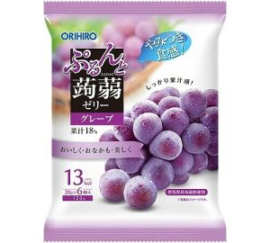 ORIHIRO Konjac Jelly Grape Flavor 20g*6