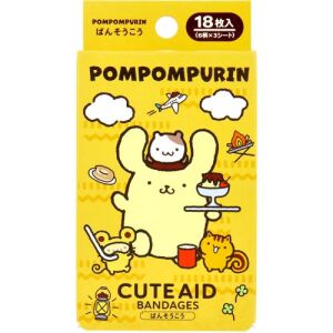 SANTAN Emergency Bandages Pompompurin 18pcs