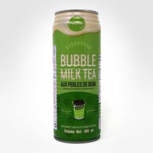 EVERGREEN BUBBLE MILK TEA GREEN TEA 480ML